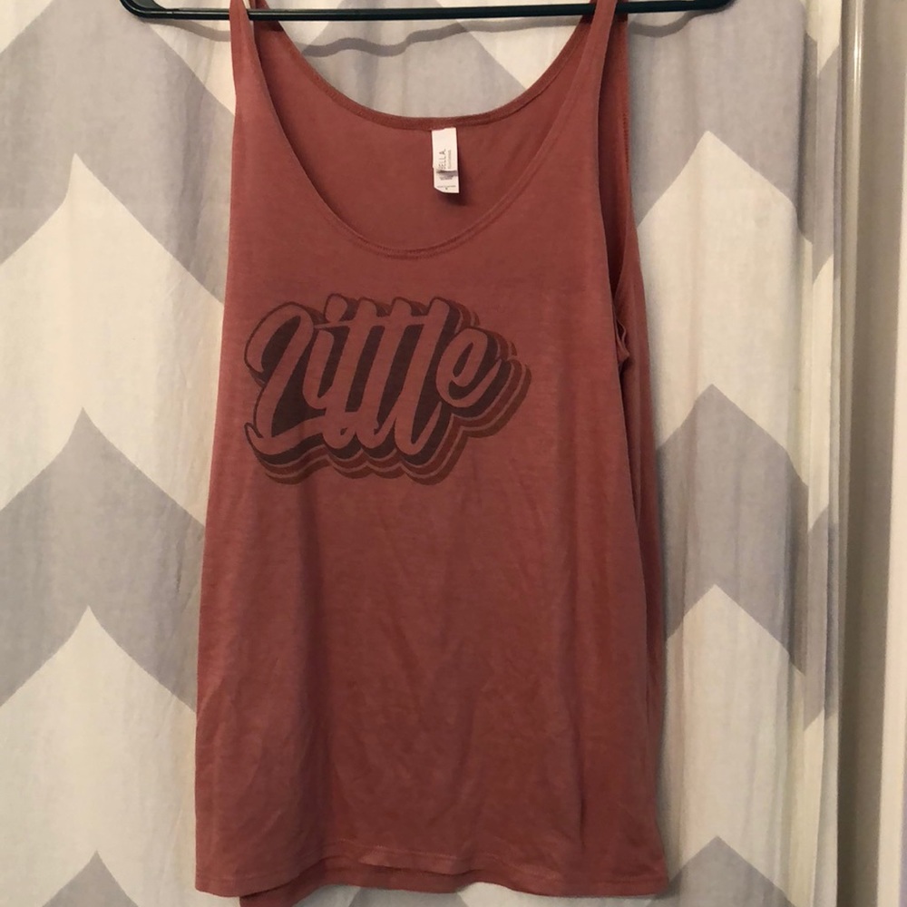 “Little” pink mauve tank top